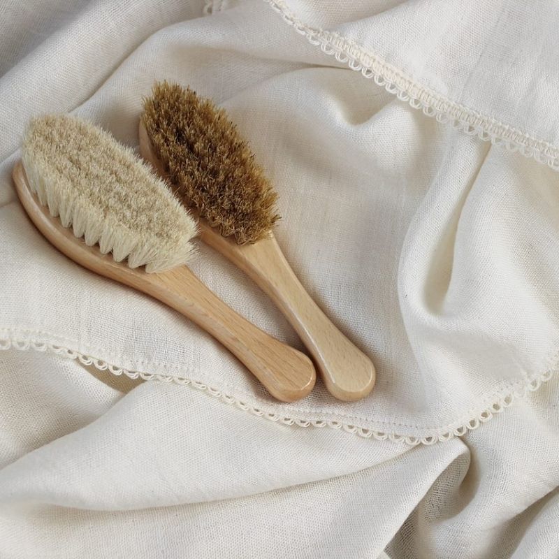 babylaken bamboo en kant