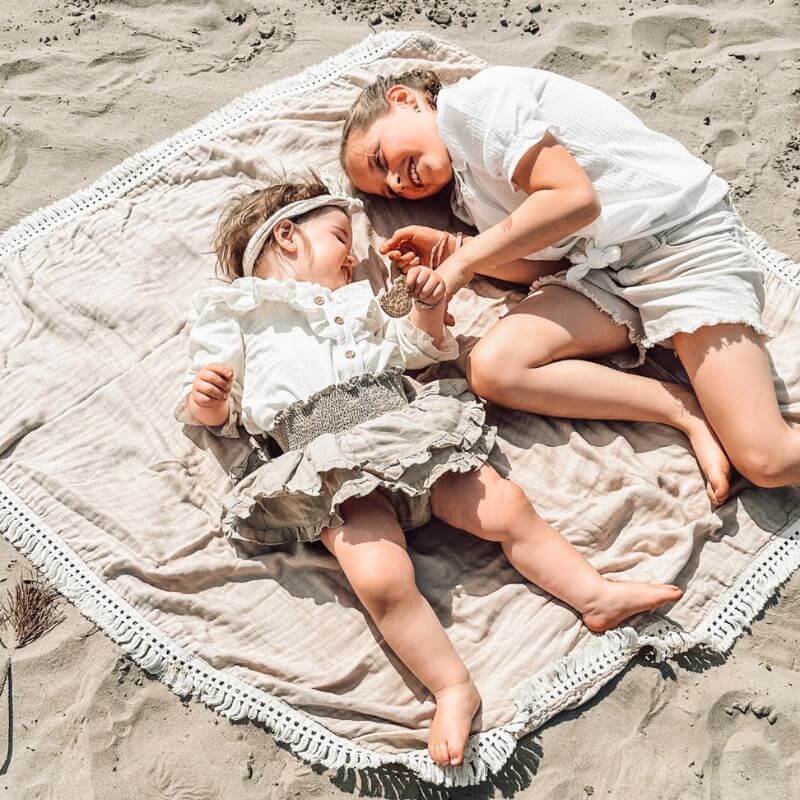 boho stranddoek sweetlittlecrown, hydrofiele doeken in boho stijl
