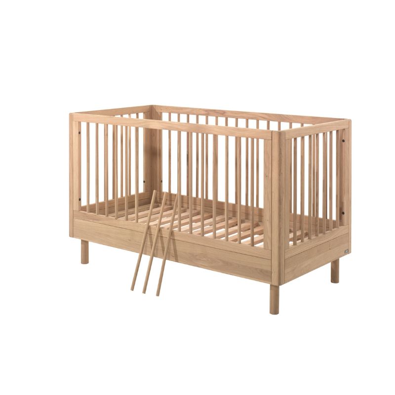 Forrest babybed naturel, babybedje, ledikant, peuterbed, 2-1 babybed, houden babybed, box