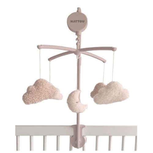 Teddy muziekmobiel, muziekmobiel nattou, babybed accessoire, babymobiel, boxmobiel, babymobiel met geluid