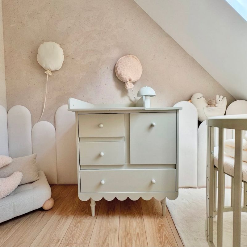 olijfgroene commode babushka collectie woodluck