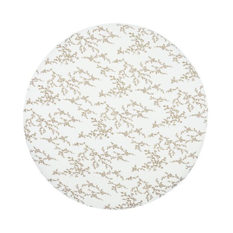 rond hoeslaken box sand flower, meyco ronde box hoeslaken