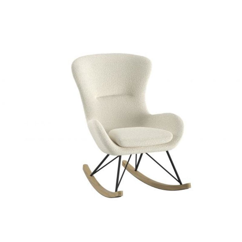 teddy schommelstoel beige jaxx furniture, mama teddy stoel