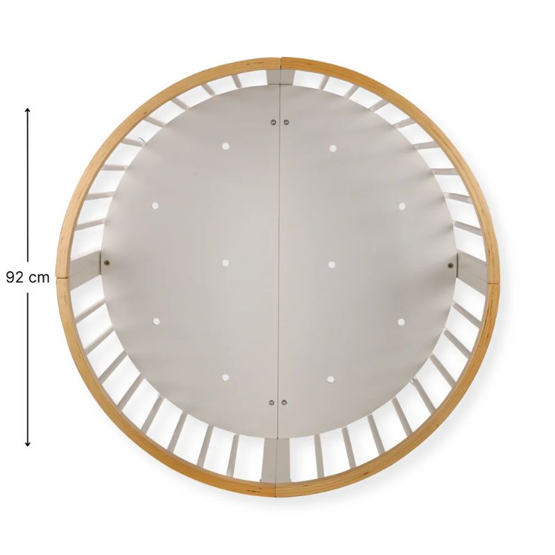 wit houten babypark box, buxibo