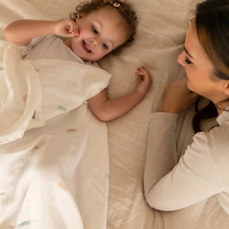 Hydrofiel doek white xl, Hydrofiel doek clouds, Clouds hydrofiel doek white xl