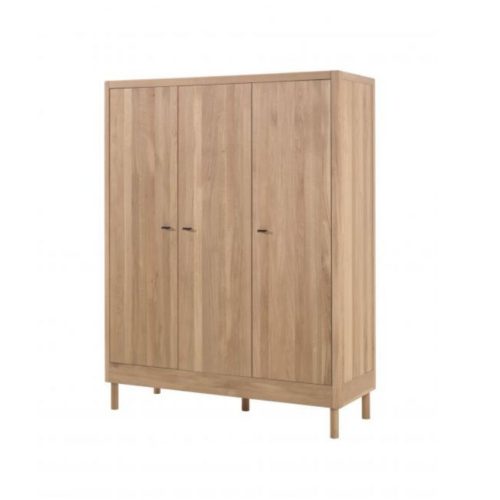 3 deurs kast forrest, Forrest babykast eikenhout, Babykast 3 deurs