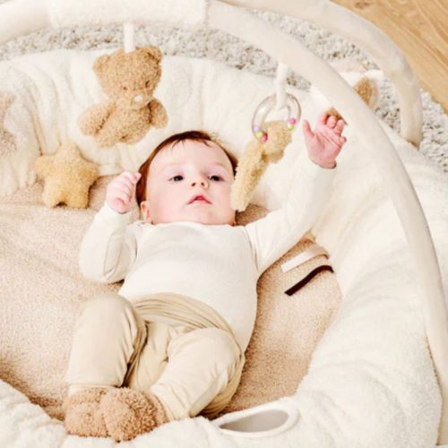 Teddy speelkleed beige, Nattou speelkleed teddy, Speeltapijt baby beige