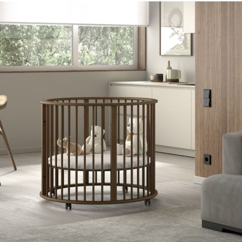 ronde box walnoot japandi Ronde box japandi, Japandi ronde box, Walnoot ronde box