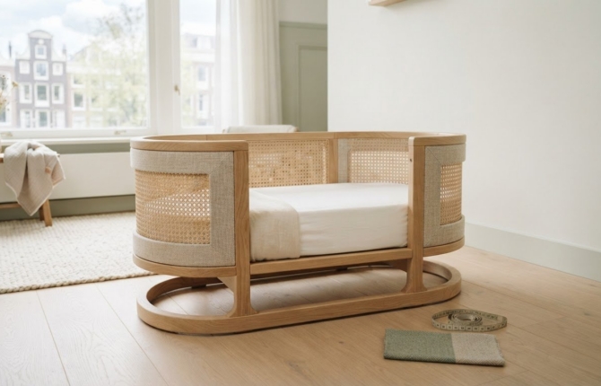 Een luxe wiegje voor je baby kiezen op matras, kleur en stijl