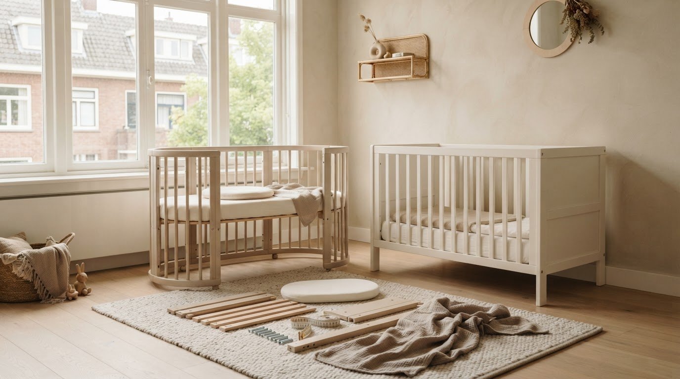 Meegroei ledikant baby: vergelijk de mogelijkheden voor je gezin