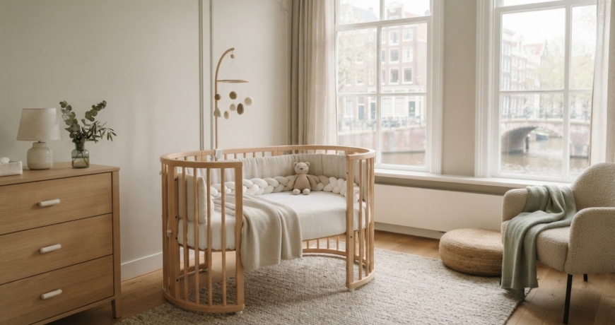 Rustgevende kleuren voor de babykamer: zo kies je een zachte sfeer
